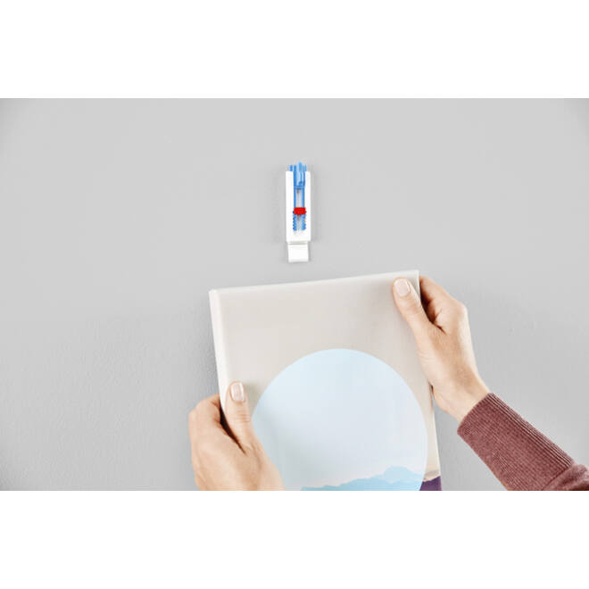 Klevende spijker tesa® canvas- behang en pleisterwerk 1kg wit