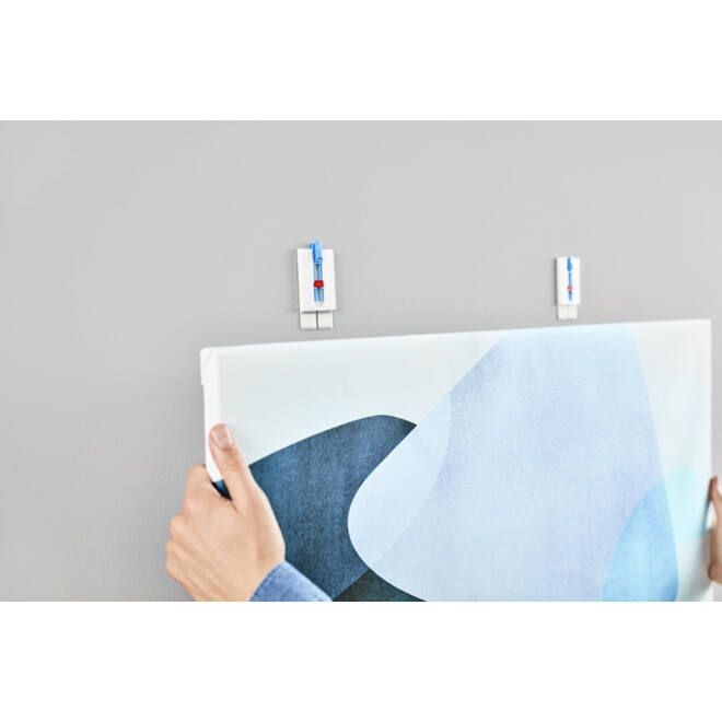 Klevende spijker tesa® canvas- behang en pleisterwerk 2kg wit
