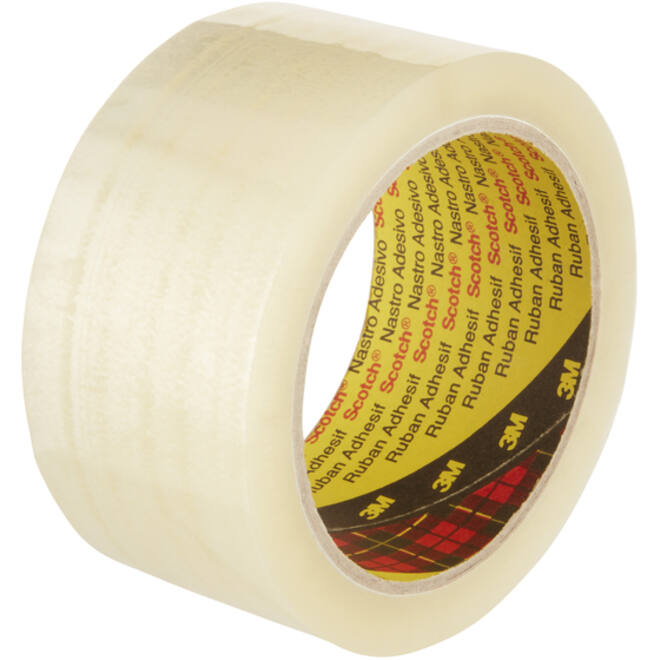 Verpakkingstape Scotch 371 50mmx66m transparant PP