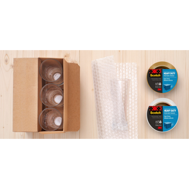 Verpakkingstape Scotch E5020D transparant
