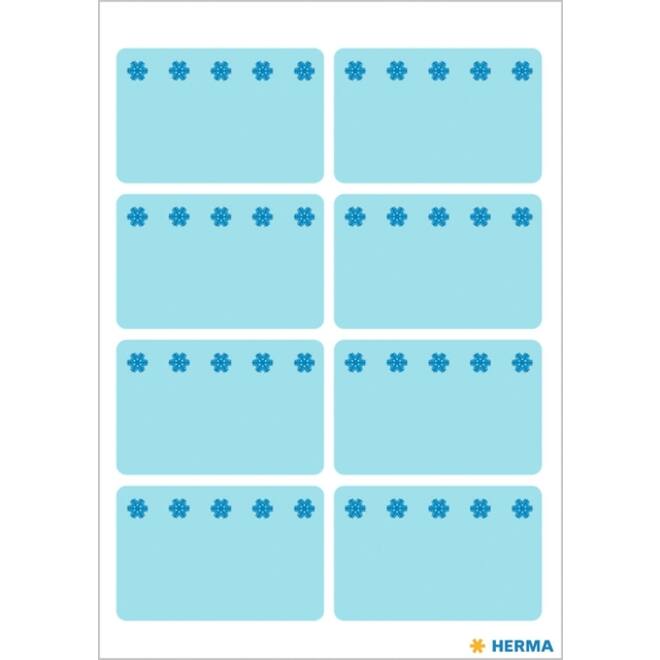 Etiket HERMA 3773 26x40mm diepvries blauw 48stuks