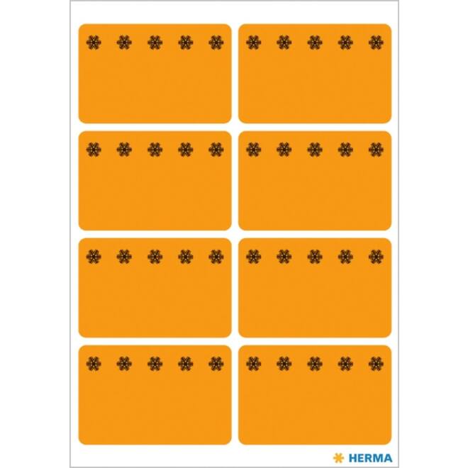 Etiket HERMA 3774 26x40mm diepvries oranje 48stuks