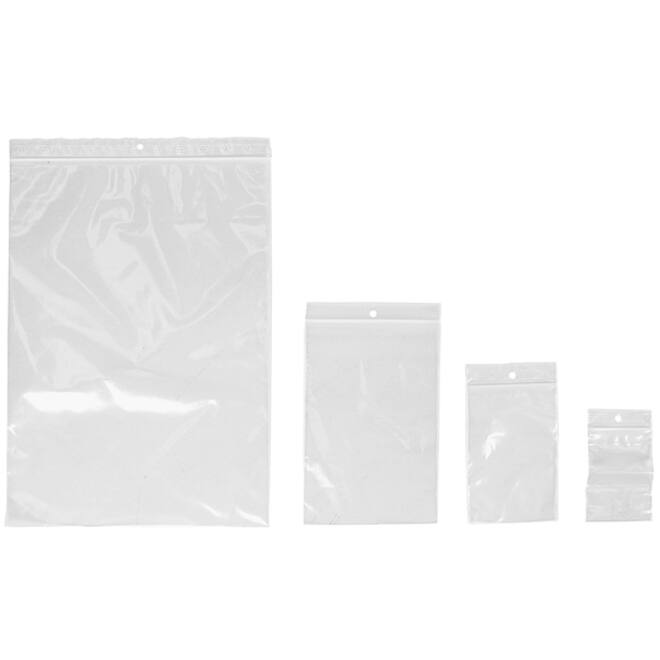Verpakkingszak IEZZY grip 100x150mm 50mu hersluitbaar 25 stuks