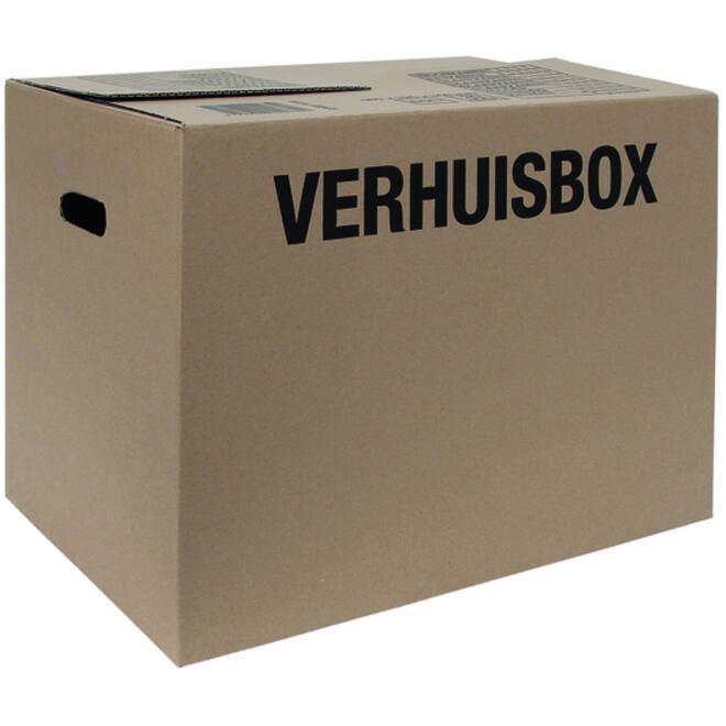 Verhuisdoos IEZZY 480x320x360mm bruin 3mm