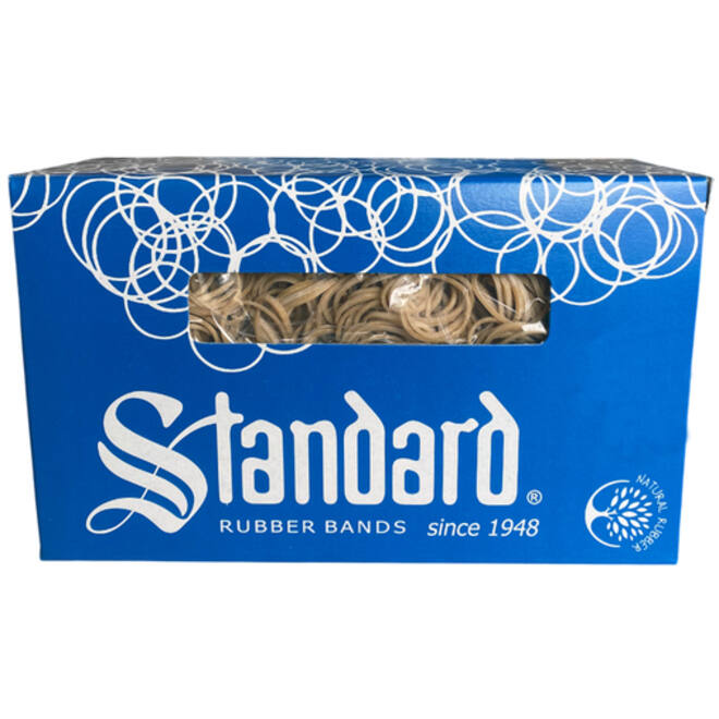 Elastiek Standard Rubber Bands 18 80x1.5mm 500gr 1660 stuks bruin
