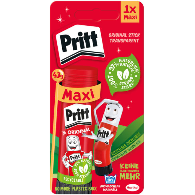 Lijmstift Pritt 43gr op blister