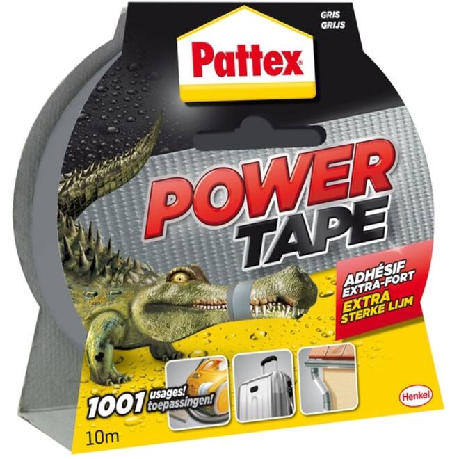 Plakband Pattex Power Tape 50mmx10m grijs