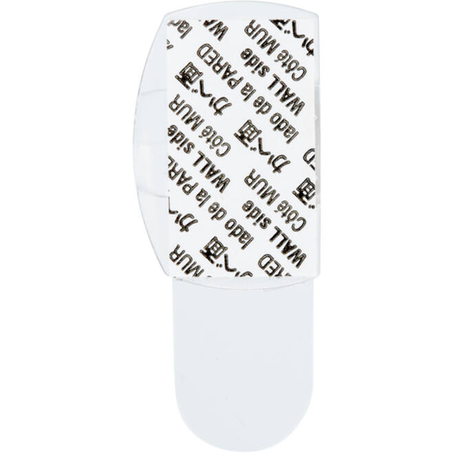 Kabelklem Command rond incl bevestigingsstrips transparant 4 stuks