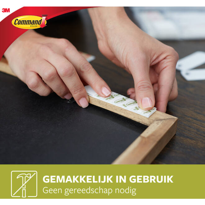 Bevestigingsstrip Command middelgroot klik vast 5,4kg wit