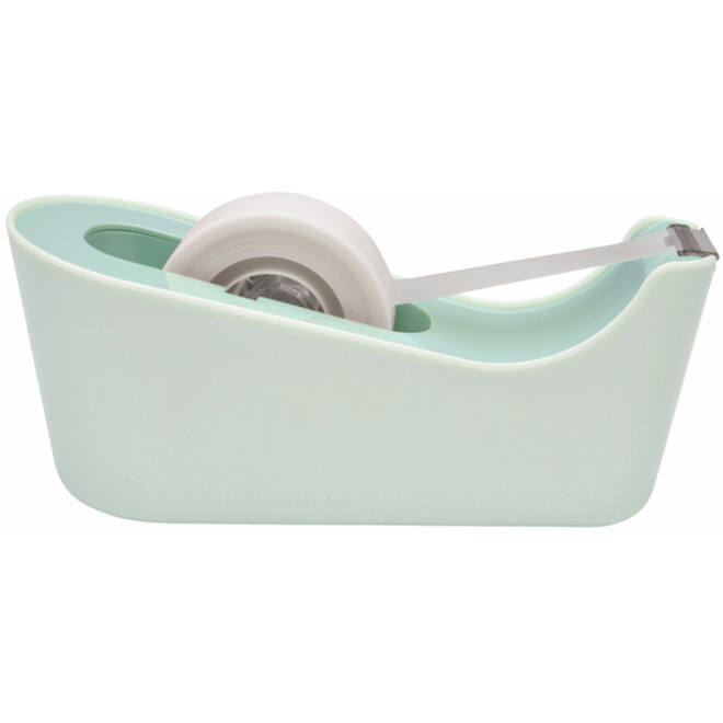 Plakbandhouder Scotch C18 mint + 4 rollen magic tape 19mmx33m