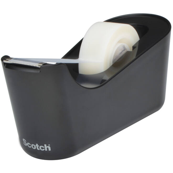 Plakbandhouder Scotch C18 zwart + 1 rol magic tape 19mmx33m
