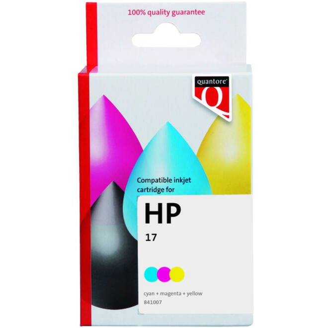 Inktcartridge Quantore alternatief tbv HP C6625D 17 kleur