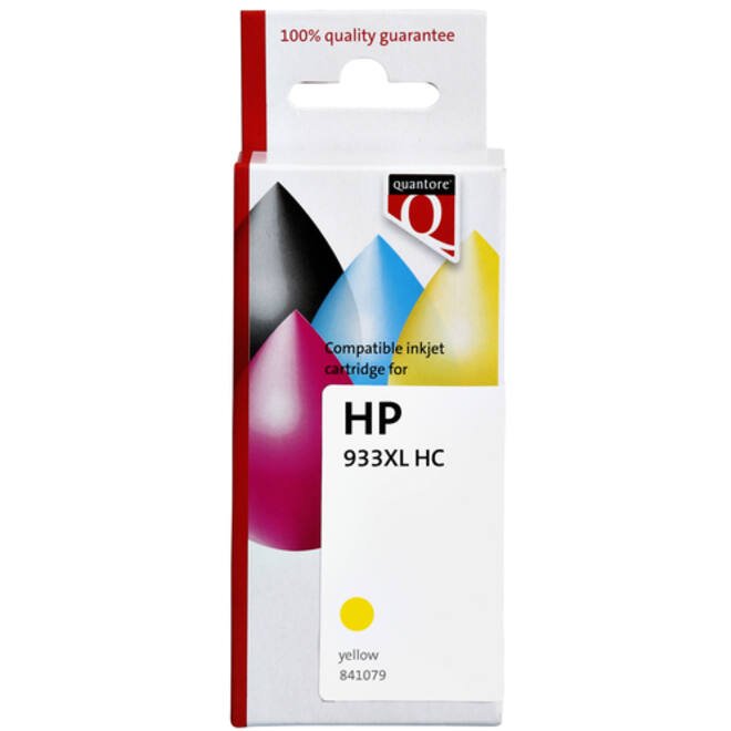 Inktcartridge Quantore alternatief tbv HP CN056AE 933XL geel