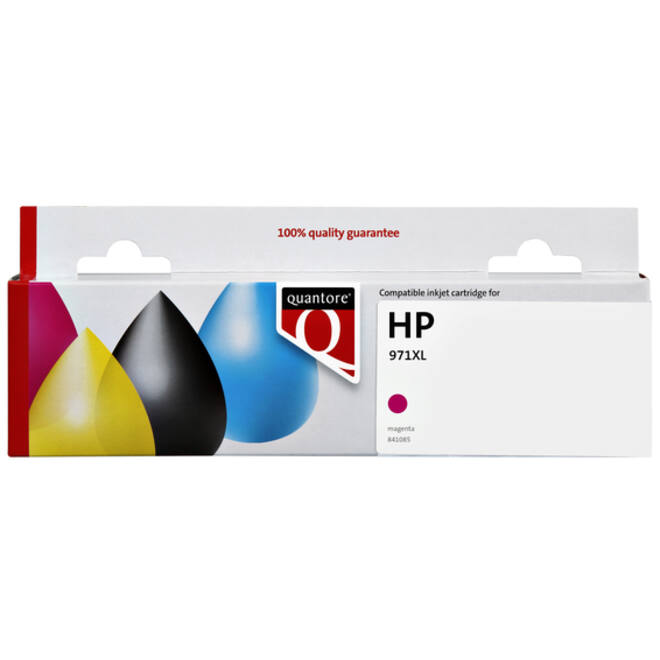 Inktcartridge Quantore alternatief tbv HP CN627AE 971XL rood