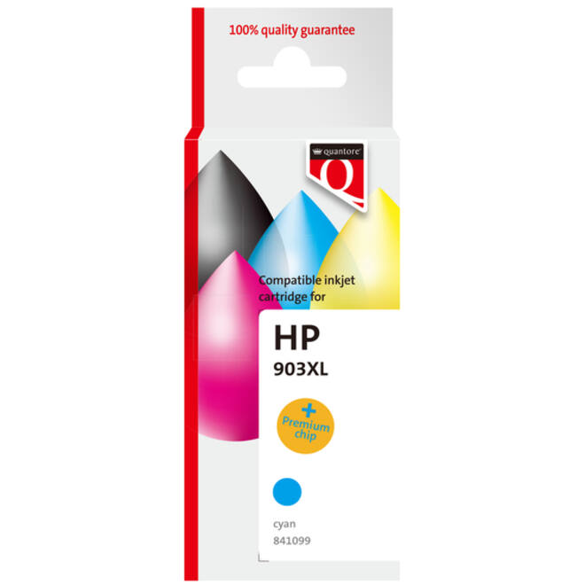 Inktcartridge Quantore alternatief tbv HP T6M03AE 903XL blauw HC