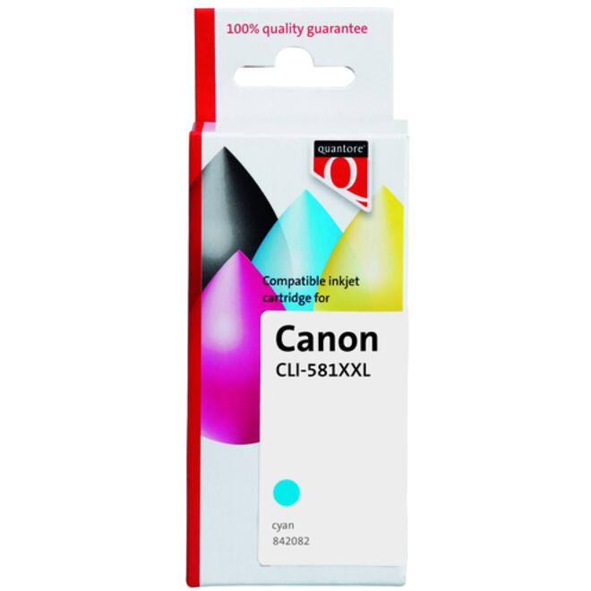 Inktcartridge Quantore alternatief tbv Canon CLI-581XXL blauw