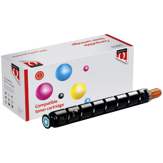Tonercartridge Quantore alternatief tbv Canon C-EXV 34 blauw