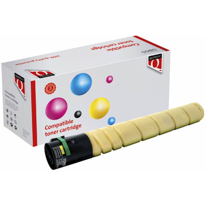 Toner Quantore alternatief tbv KonIica Minolta TN-321Y geel