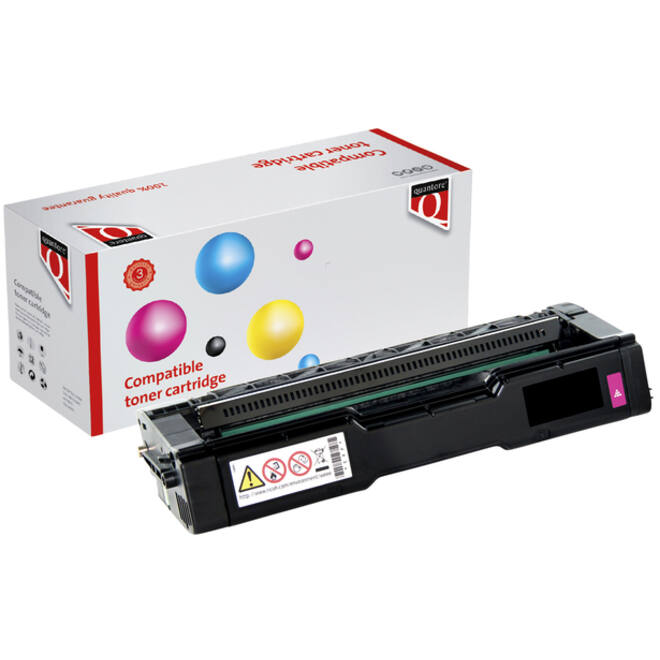 Toner Quantore alternatief tbv Ricoh 407545 rood