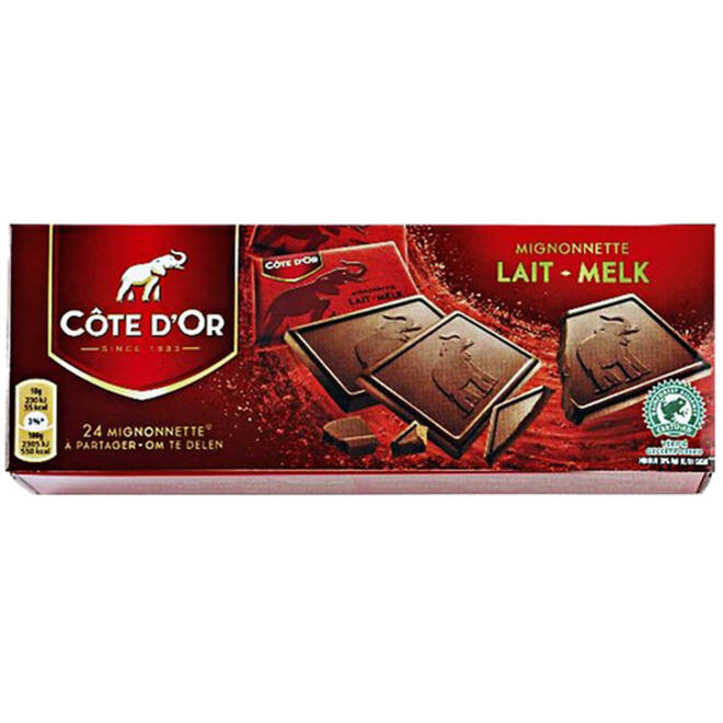 Chocolade Cote d'Or mignonnette melk 24x10 gram