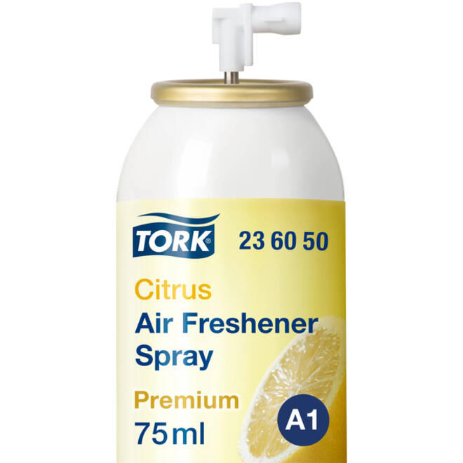 Luchtverfrisser Tork A1 spray met citrusgeur 75ml 236050