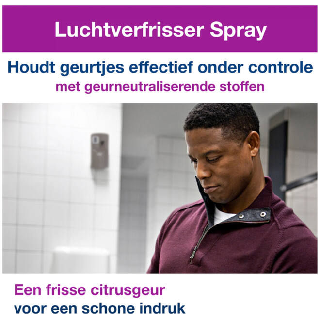 Luchtverfrisser Tork A1 spray met citrusgeur 75ml 236050