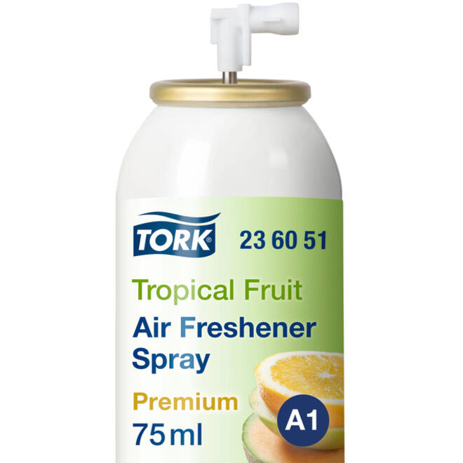 Luchtverfrisser Tork A1 spray met tropische fruitgeur 75ml 236051