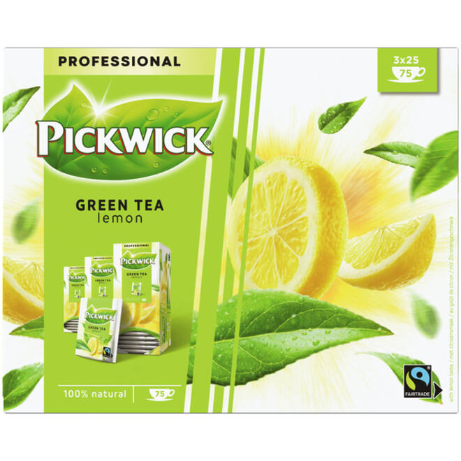 Thee Pickwick Fair Trade green lemon 25x1.5gr