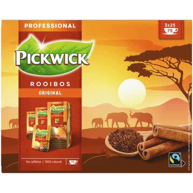 Thee Pickwick Fair Trade rooibos 25x1.5gr