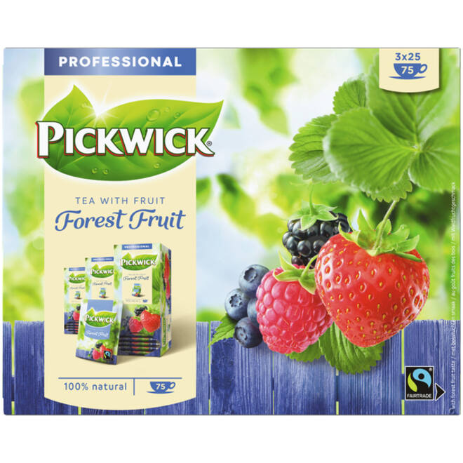 Thee Pickwick Fair Trade forest fruit 25x1.5gr