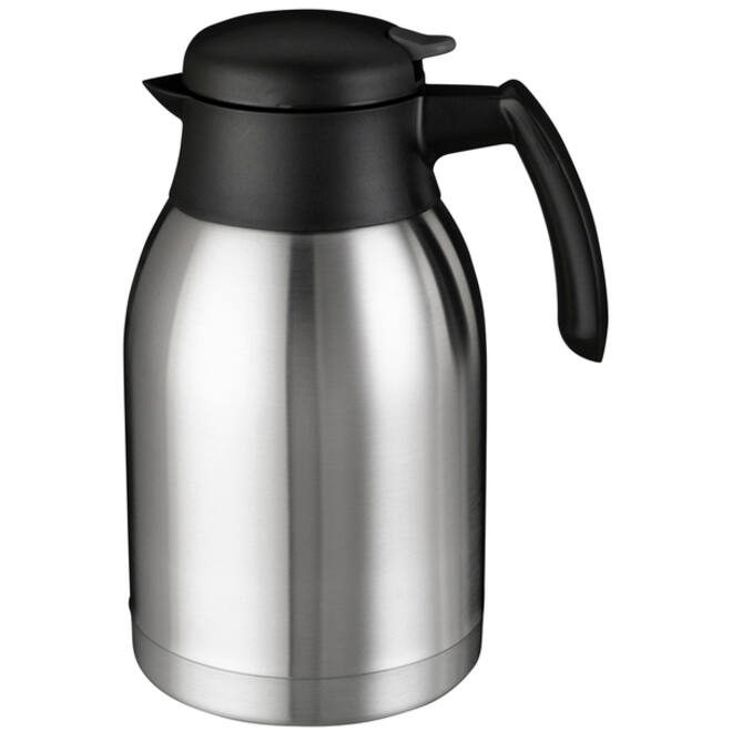 Thermoskan Bravilor dubbelwandig 2 liter RVS zwart