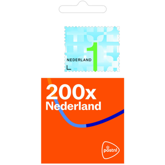 Postzegel Nederland Waarde 1 zelfklevend rol à 200 stuks