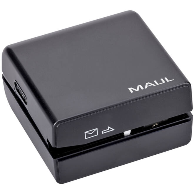 Briefopener MAUL Electrisch incl 4 batterijen 7.4x7x4cm blister