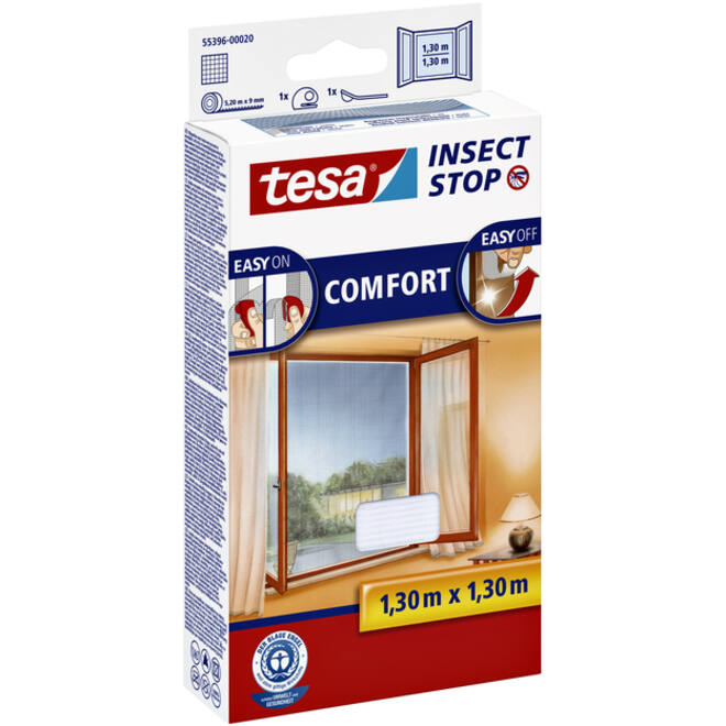 Insectenhor tesa® Insect Stop COMFORT raam 1,3x1,3m wit