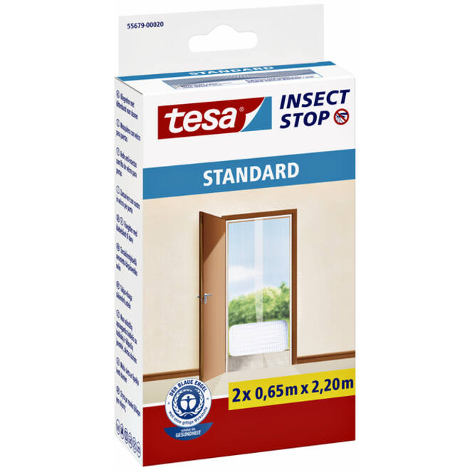 Insectenhor tesa® Insect Stop STANDARD deur 2x 0,65x2,20m antraciet