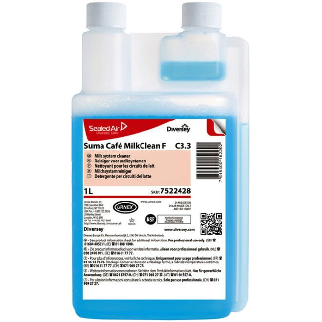 Reinigingsvloeistof Suma Milkcleaner 1 liter
