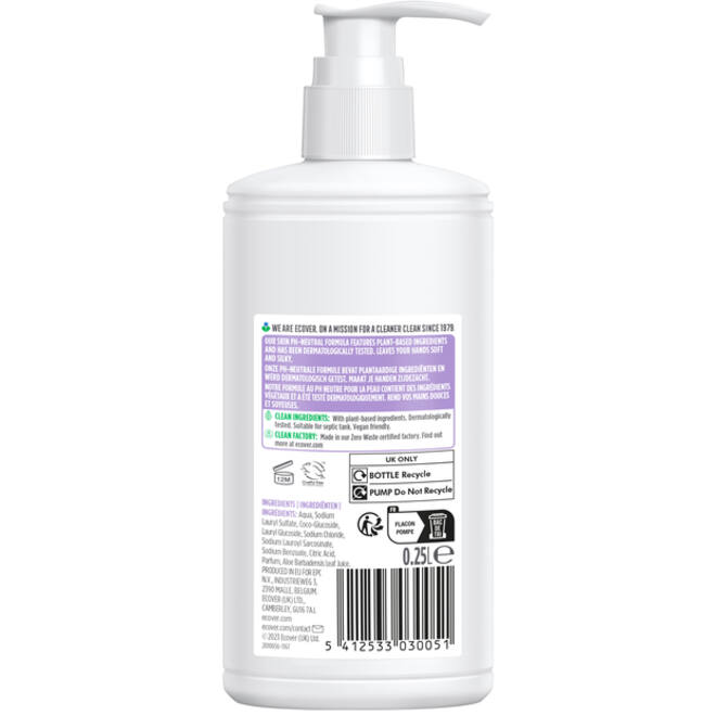 Handzeep Ecover zonder pomp 250ml