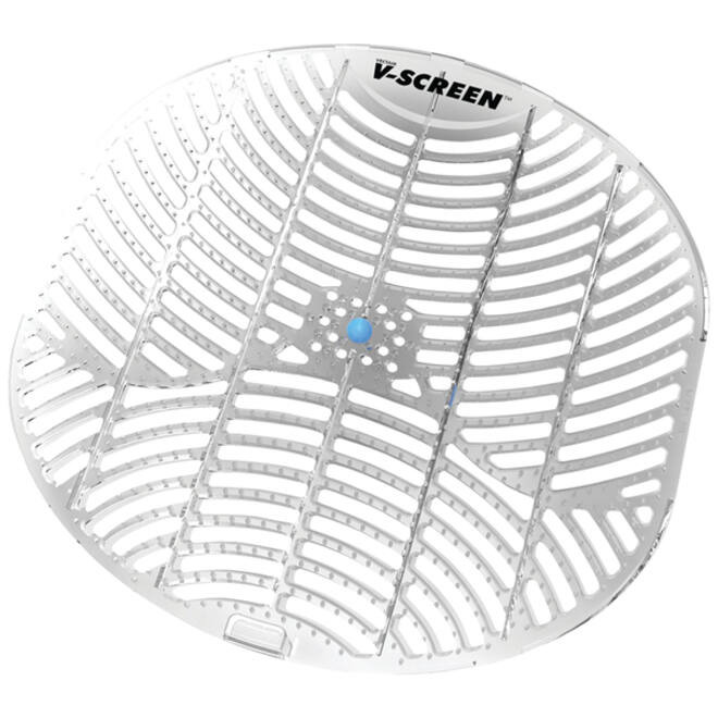 Urinoirmat V-screen Cool Mint 178x178mm lichtgrijs