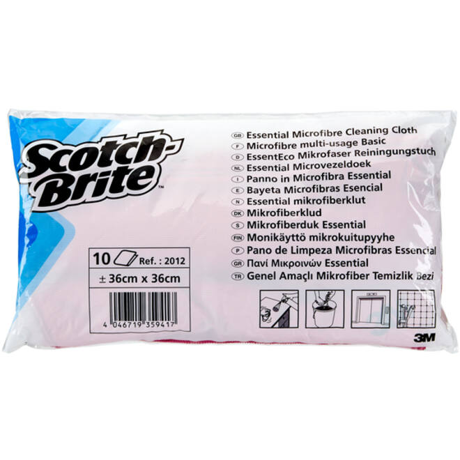 Microvezeldoek Scotch-Brite Essential 360x360mm groen