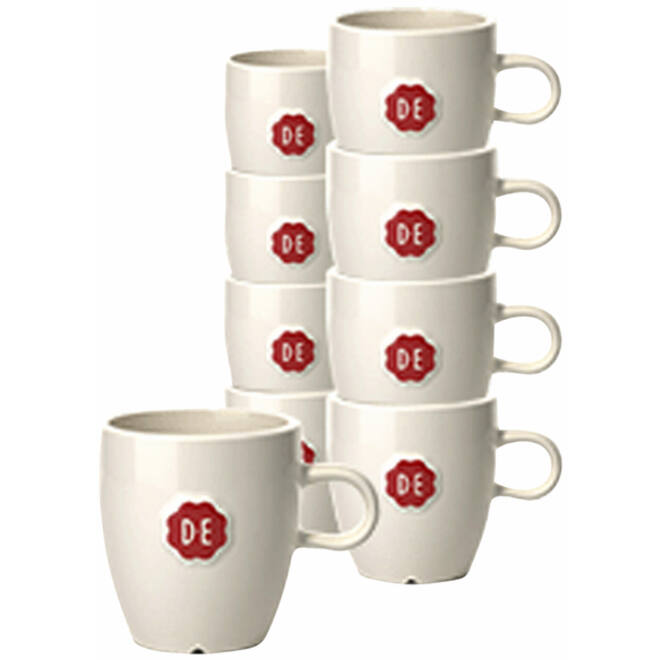 Kopje Douwe Egberts espresso 70ml wit