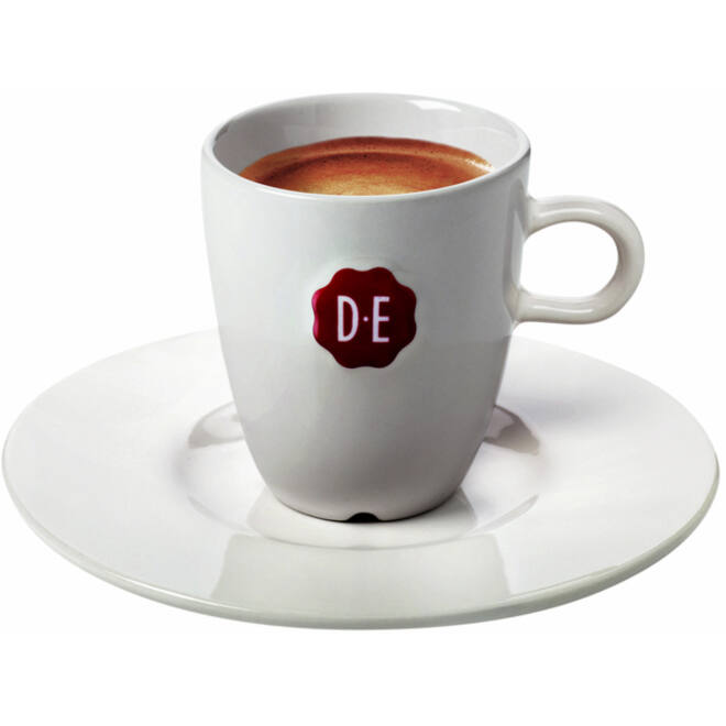 Schotel Douwe Egberts espresso wit
