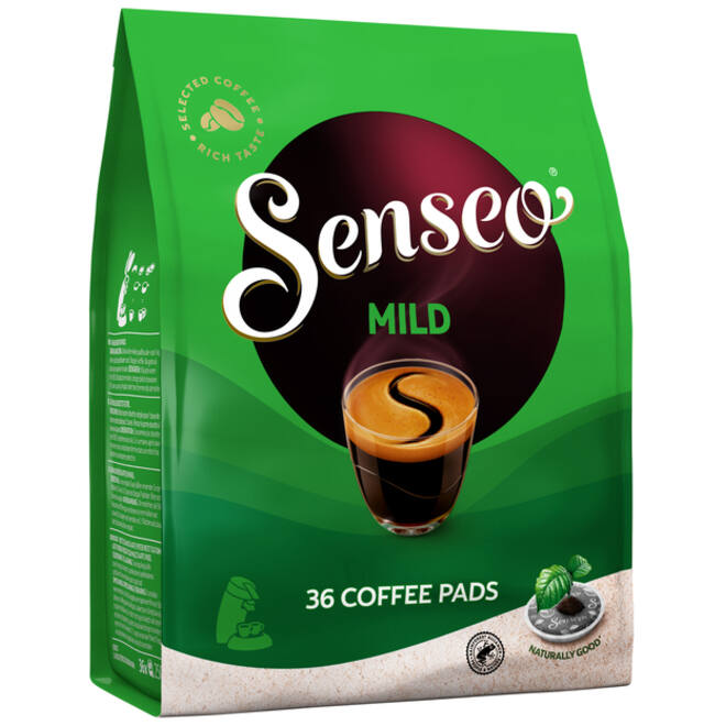 Koffiepads Douwe Egberts Senseo mild roast 36 stuks