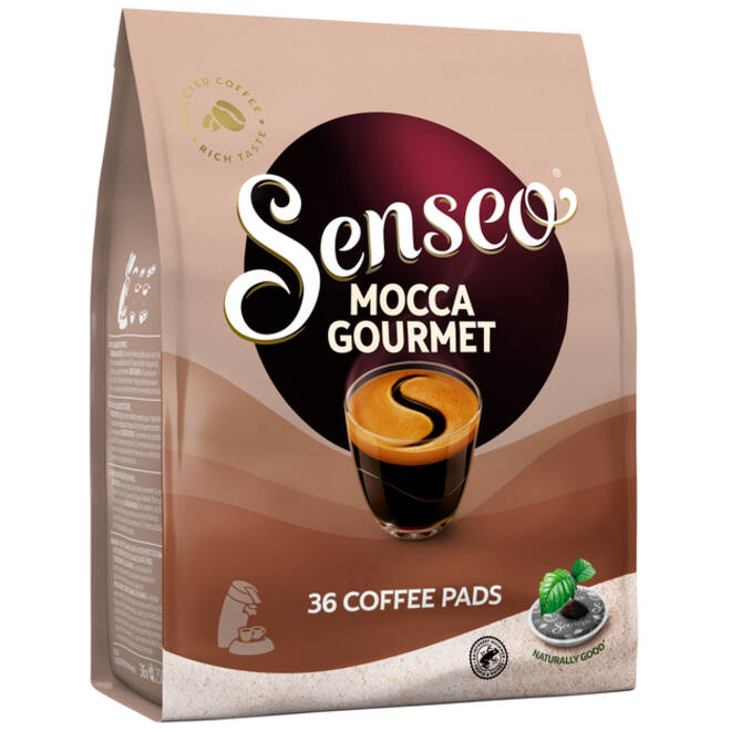 Koffiepads Douwe Egberts Senseo mocca gourmet 36 stuks