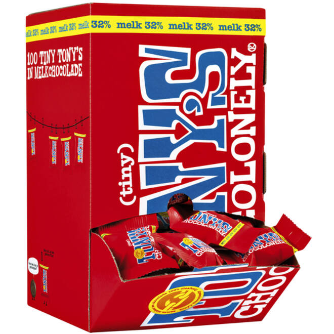 Chocolade Tony's Chocolonely tiny melk doos 100 st