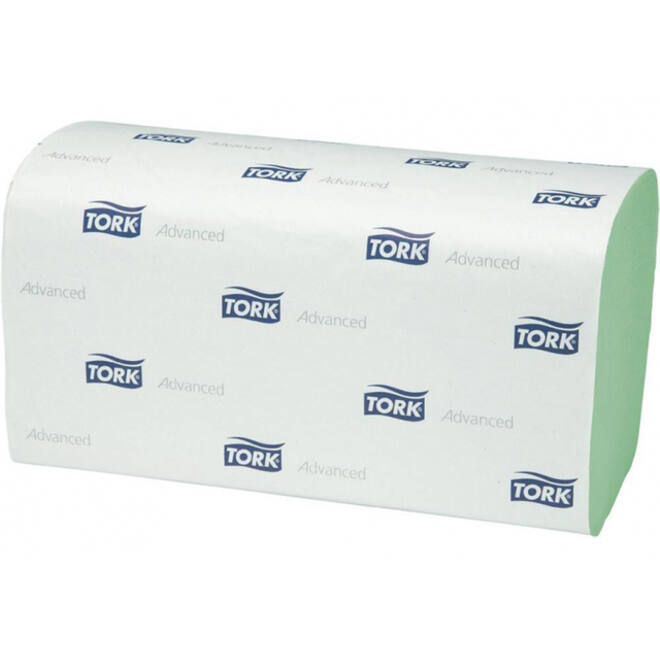 Handdoek Tork H3 Advanced Z-gevouwen 2-laags groen 290179