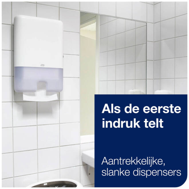 Handdoekdispenser Tork Xpress H2 Multifold Elevation wit 552000