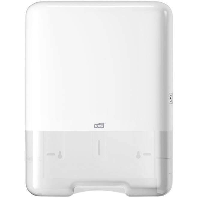 Handdoekdispenser Tork H3 Elevation C-vouw en Z-vouw wit 553000
