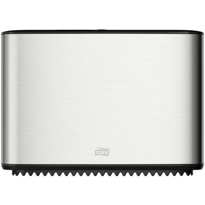 Toiletpapierdispenser Tork Image Lijn Mini jumborol T2 Image-Gesloten- rvs 460006