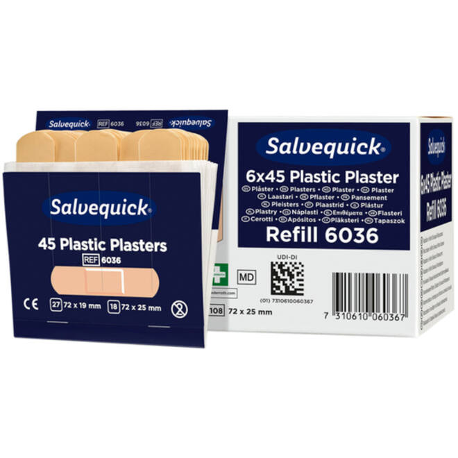 Pleister Salvequick navulling plastic 6036