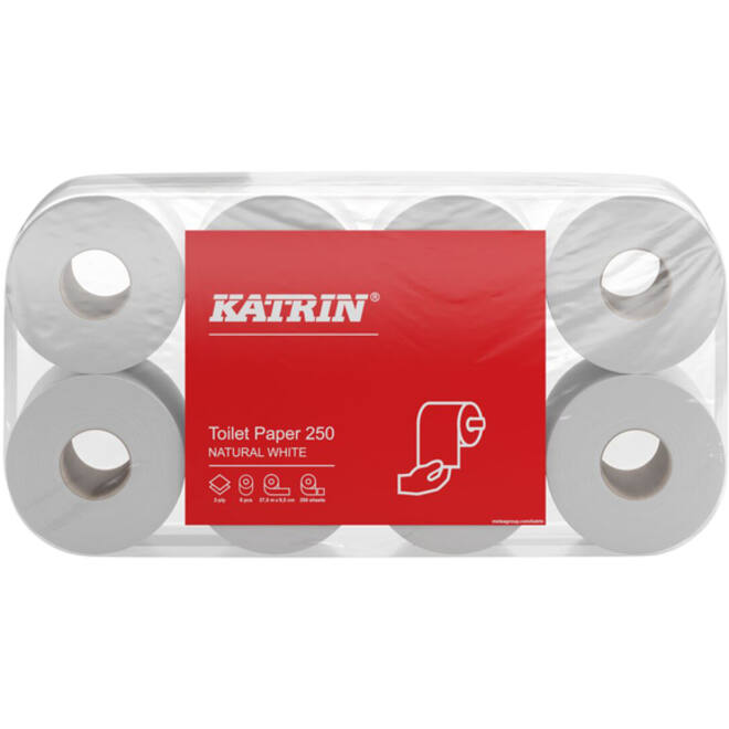 Toiletpapier Katrin 2-laags wit 64rollen
